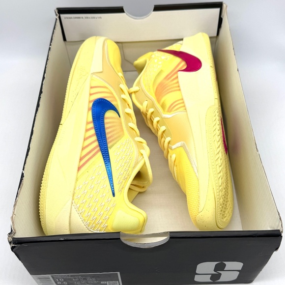 Nike Sabrina 2 Citron Yellow Basketball Shoes Sz 10 W / 8.5 M New FQ2174-800 - Picture 9 of 11